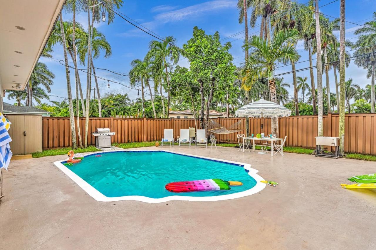 Tropical Oasis With Pool 10 Mins Airport & 5 Mins Beach Hollywood Exterior photo