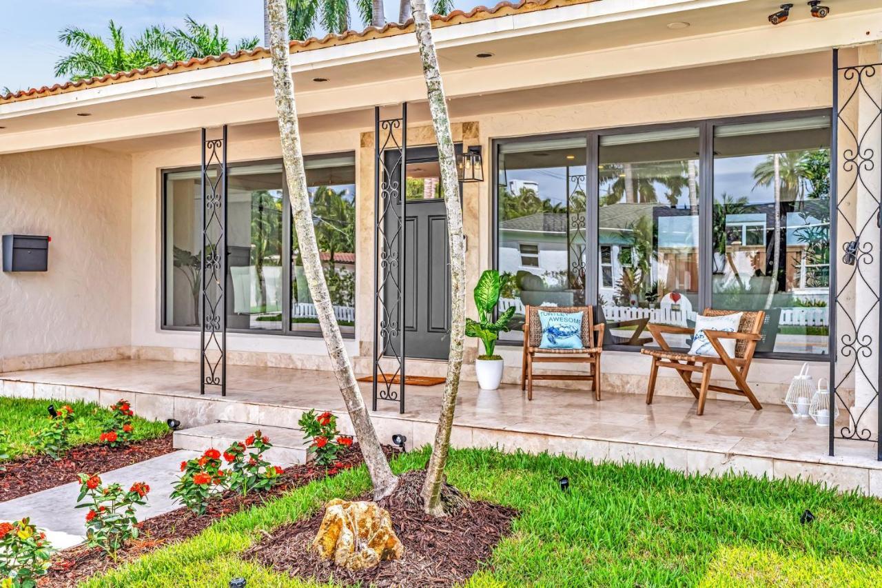 Tropical Oasis With Pool 10 Mins Airport & 5 Mins Beach Hollywood Exterior photo